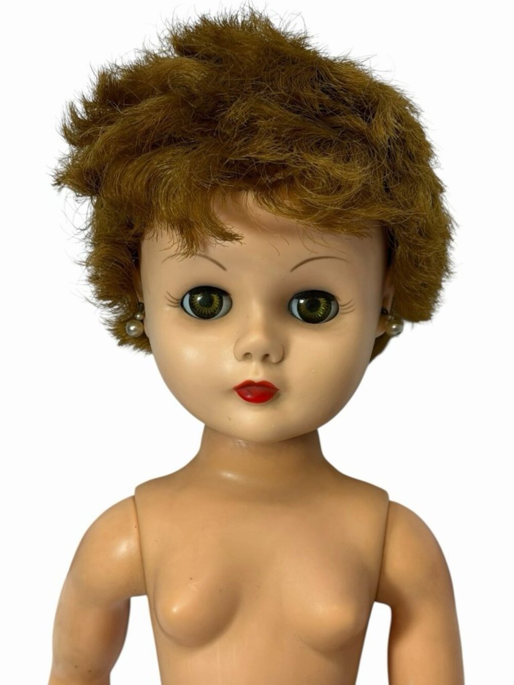 Vintage 1950s Arrow Rubber 24" High Heel Fashion Doll Rooted Hair Revlon Type